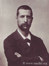 Alexandre mile Jean Yersin, schweizerisch-franzsischer Arzt und Bakteriologe - Entdecker der nach ihm benannten Erreger-Gattung Yersinia.  -   Fr eine grere Bilddarstellung klicken Sie bitte auf das Photo.