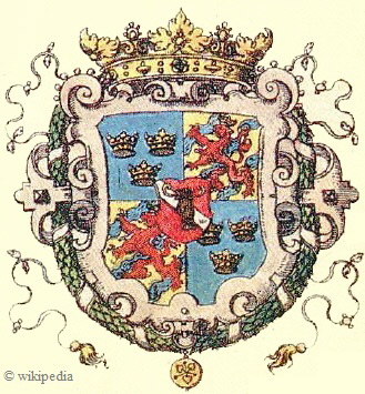 Das schwedische Drei-Kronen-Wappen Tre Kronor aus dem 14. Jahrhundert Das schwedische Drei-Kronen-Wappen Tre Kronor aus dem 14. Jahrhundert