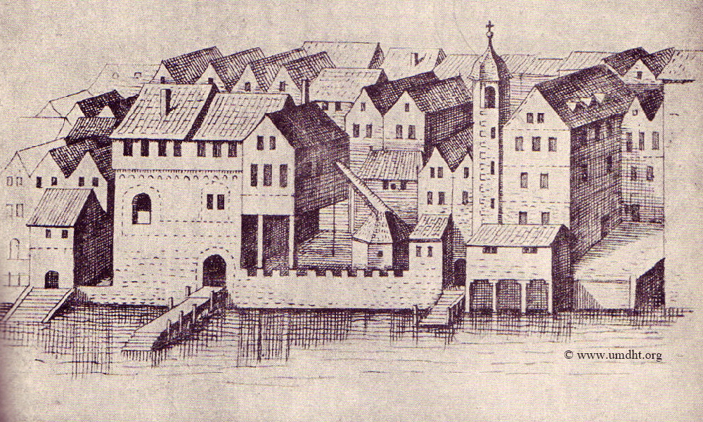 Der Stalhof zu London als Handzeichnung Der Stalhof zu London als Handzeichnung