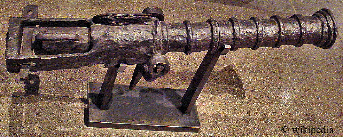 Französische Feldschlange aus dem Jahre um 1410 Französische Feldschlange aus dem Jahre um 1410