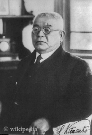Kitasato Shibasaburo - japanischer Arzt und Bakteriologe, Entdecker des Wundstarrkrampferregers - Für eine größere Bilddarstellung klichen Sie bitte auf das Photo. Kitasato Shibasaburo - japanischer Arzt und Bakteriologe, Entdecker des Wundstarrkrampferregers - Für eine größere Bilddarstellung klichen Sie bitte auf das Photo.