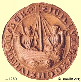 Luebecker Siegel um das Jahr 1280 Luebecker Siegel um das Jahr 1280