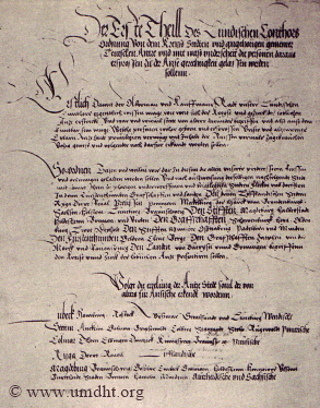 Ordnung des Kontors Stalhof in London aus dem 16. Jahrhundert mit Angaben der zur hansichen Gerechtigkeit zugelassenen Städte. Ordnung des Kontors Stalhof in London aus dem 16. Jahrhundert mit Angaben der zur hansichen Gerechtigkeit zugelassenen Städte.