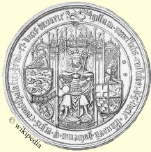 Siegel von König Christoph III. - Christoffer af bayerns majestætssegl Siegel von König Christoph III. - Christoffer af bayerns majestætssegl
