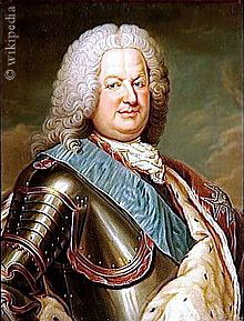 Stanislaus I. Leszczyn'ski im Harnisch als König von Polen und Großfürst von Litauen mit der Schärpe des Ordens vom Weißen Adler (Gemälde 18. Jh.) Stanislaus I. Leszczyn'ski im Harnisch als König von Polen und Großfürst von Litauen mit der Schärpe des Ordens vom Weißen Adler (Gemälde 18. Jh.)