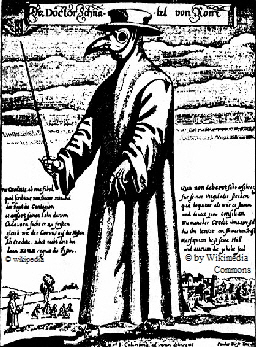 Doktor Schnabel von Rom, Kupferstich von 1656 Doktor Schnabel von Rom, Kupferstich von 1656